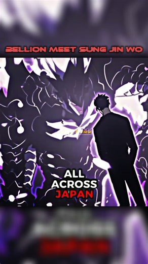 Bellion meet Sung jin wo - Solo Leveling 166💀|#larx #sololeveling #sungjinwoo #anime #shorts