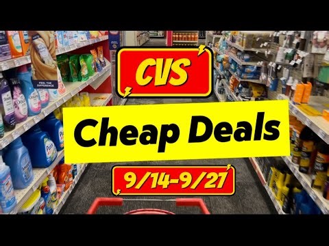 CVS Haul & Cheap Deals 9/14-9/27 ⭐️ SAVE 87% ⭐️
