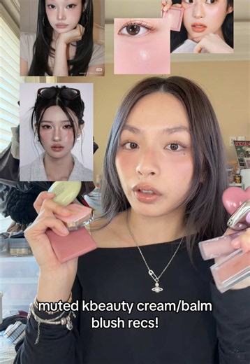 some of my fave kbeauty cream/balm blushes 🤓 gonna film a cbeauty version soon too, so stayed tuned for that 🫶 ty so much for watching!! 💌 timestamps products: 00:09 - @VDL 브이디엘 cheekstain blusher balm (shades: 02 05) 1:32 - @릴리바이레드 luv beam cheek balm (shades: 12, 14, 15) 2:41 - freshian egg-like cream blush (shades: 06, 07, 08) 3:51 - @alternativestereo_얼터너티브스테레오 blushing pendant (shades: haze gem V2 allure choux) 4:49 - BBIA ready to wear downy cheek (shades: downy choco) #creatorsearchins