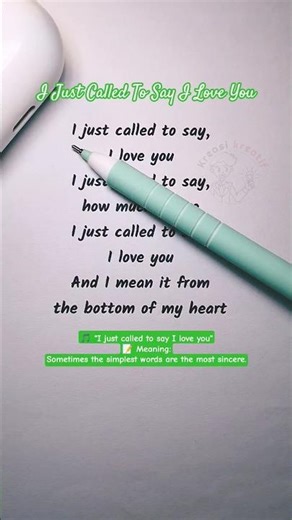 Easy English Karaoke | I Just Called To Say I Love You – Sing & Learn English