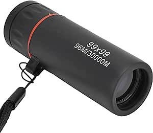 Portable Handheld Telescope, 99x99 Mini Monocular Telescope, Low‑Light Zoom Night Vision Clear Telescope for Adults Hiking, Travelling, Camping, Travelling Scenery