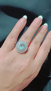 1.5K views · 33 reactions | Swiss topaz ring set with CZ in 925 silver | Diamond jewels | Facebook