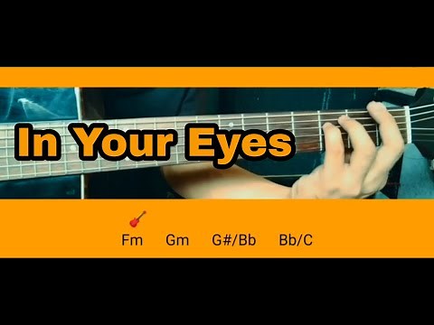 In Your Eyes - chords George Benson - guitar tutorial ,basic chords | half step lower guitar tuning