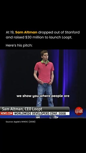 Entrepreneurs On IG | Back in 2005, Sam Altman teamed up with Alok Deshpande and Nick Sivo to launch Loopt—one of the first apps that let people share their... | Instagram
