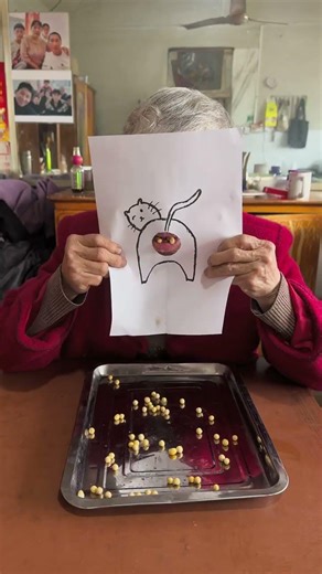 Grandma has fun alone anytime