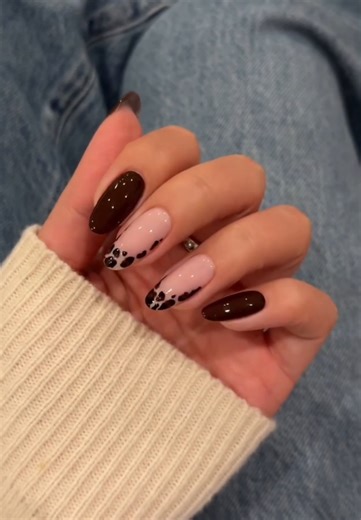 Leopard Print Nails: Classy Everyday Manicure