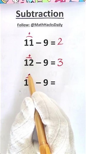 Easy Subtraction Trick | Can You Solve 16 − 9?