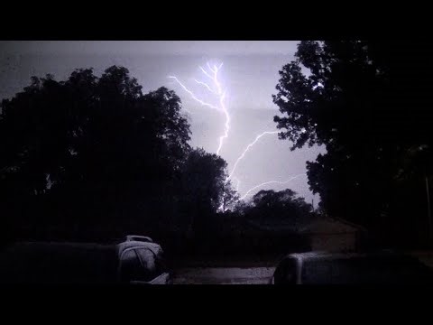 Night Thunderstorm for 3 Hours ⛈️ Steady Rain & Thunder | No Loop | Sleep & Study