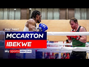 William John McCarton vs Anthony Ibekwe | Full Fight | Super Heavyweight | Riviera Box Cup