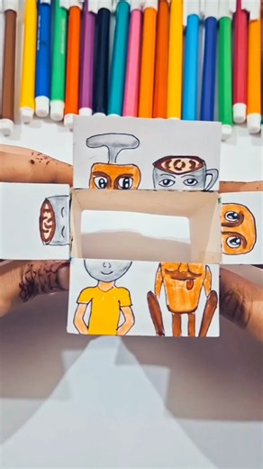 DIY Cute Emojis🙈💕🥰☠️#papercraft#art#fun#cool#diy#thingstodi