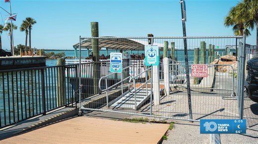 Dunedin Pier is receiving funding on Monday morning