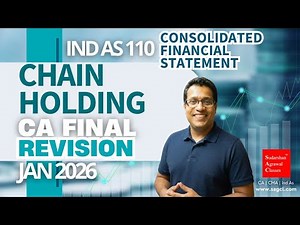 Chain Holding under Ind AS 110 | Consolidation Explained with Example