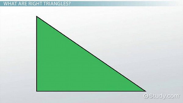 Right Triangle | Properties, Proof & Theorems