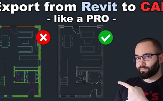 从 Revit 导出到 CAD 教程