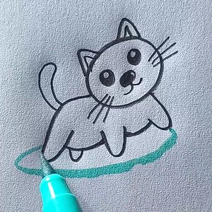 How to draw a cat 😺 | All About Art