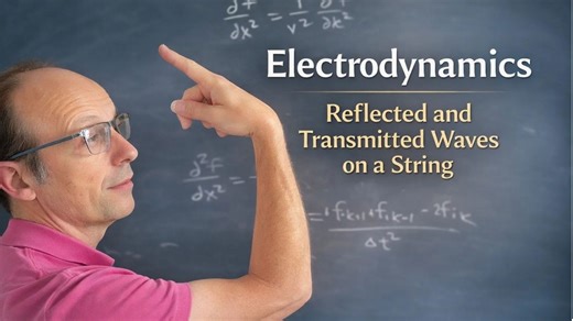Electrodynamics: Reflected and transmitted waves on a string