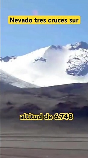 Chile's HIGHEST volcano 🇨🇱 | Nevado Tres Cruces Sur 🌋 #volcano #chile