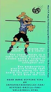 Volleyball Hitting Tips: Practice Wiping The Block With A Coach