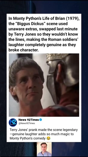 Monty Python’s Life of Brian “Biggus Dickus” Scene Used Unaware Extras for Genuine Laughter