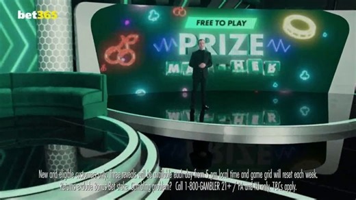 Bet365 TV Spot, 'Prize Matcher Is Live' Song by Bonnie Tyler