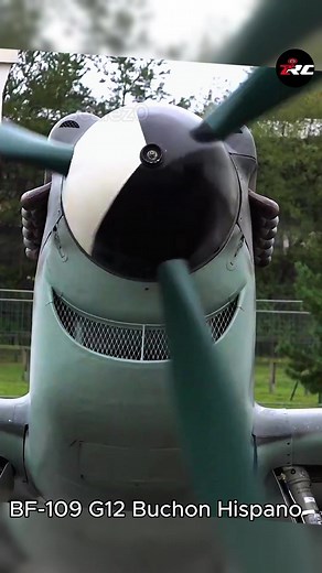 BF-109 G12 Buchon Hispano: Historic WWII Fighter Close-Up