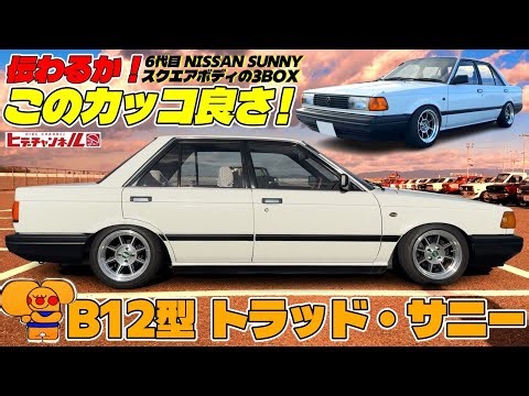 【旧車】伝わるか？このカッコ良さ！トラッド・サニー Model Year 1989 強風の中のAll SUNNY'Sで新年一発目の撮影◎ ヒデチャンネルはサニトラロングを探しています JDM