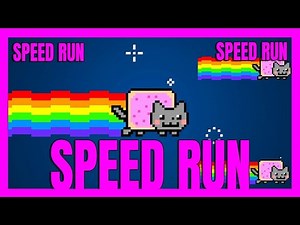 Nyan Cat SPEEDRUN Remix ⏩🐱🌈 | Sped Up in 4K UHD • Epic Fast Meme Loop • Turbo LOL Edition