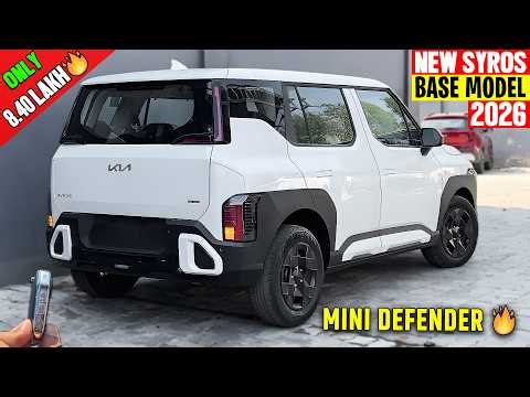 2026 New Kia Syros Facelift base model 🔥Real Mini Defender , kia syros 2026