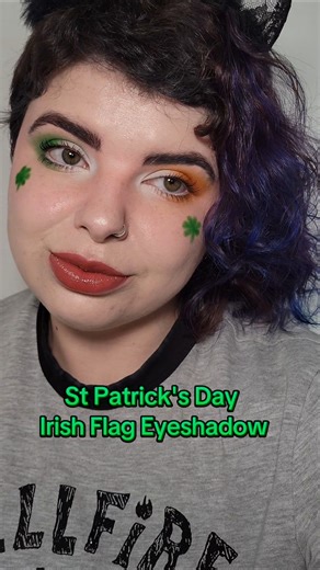 St Patrick's Day Irish Flag Eyeshadow Tutorial 🇮🇪
