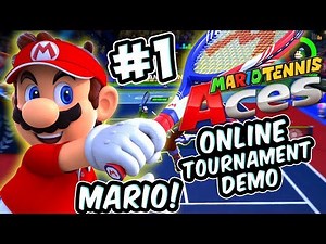 ABM: Mario Tennis ACES !! Tournament Online Demo Match !! Mario Time !! HD