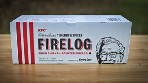 Yes...There is a KFC 11 herbs and spices fire log available at Walmart. But does it really smell like Kentucky Fried Chicken??? ********************** Are you signed up for our FREE weekly newsletter? https://rvmiles.com/mailinglist/ #RVlife #buslife #vanlife #RVMiles | RV Miles