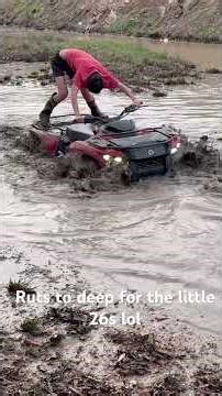 Can Am Outlander 500s mudding