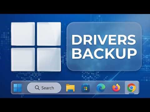 Backup ALL Windows 11 Drivers And Restore After Formatting Windows