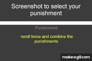 Punishment wheel on Make a GIF