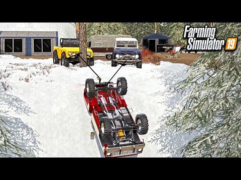 SCARY MOUNTAIN CAMPING! (SOMEONE STOLE TRUCK & WRECKED IT!) | FARMING SIMULATOR 2019