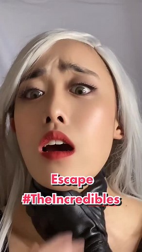 ⚠️fake choking⚠️ Mirage helps Mr. Incredible escape | #miragecosplay #...