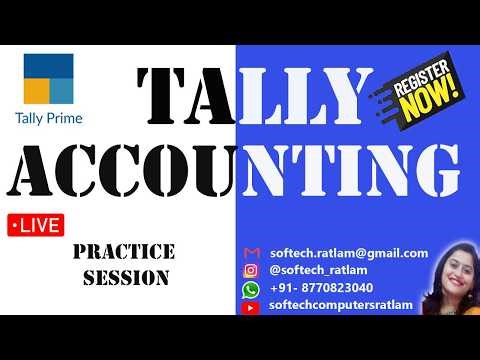 🎯 **Tally Accounting Tutorial Series – Voucher Entry Practice Session with Journal Voucher Entry