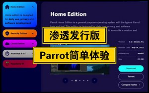【凛白】渗透发行版——Parrot简单体验