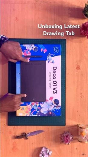 The ULTIMATE Budget Drawing Tablet?🤯 XP-Pen Deco 01 V3 Unboxing! 😻