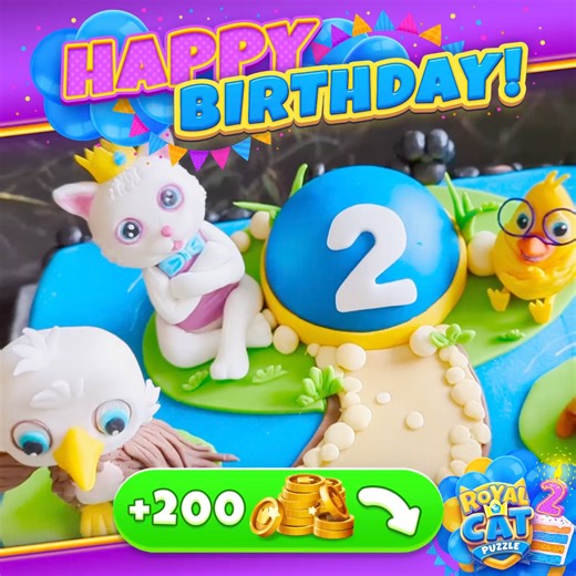 Royal Cat Puzzle on Reels