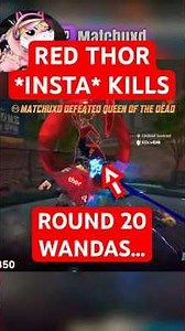 MELEE THOR IS *INSANE* IN NIGHTMARE 4... 😈😭 #marvelrivals#marvelzombies#thor#red#solo#matchuxd