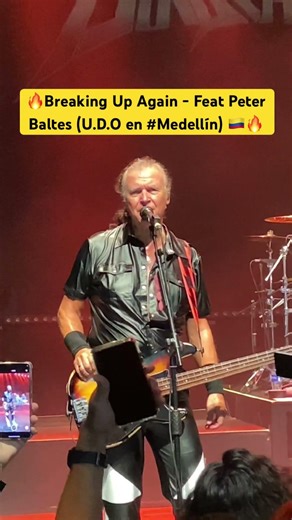🔥Breaking Up Again Feat Peter Baltes (U.D.O en #Medellín 🇨🇴🔥 #concert #rock ​⁠