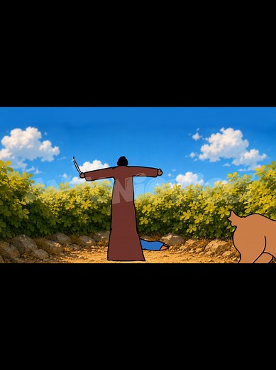 Na once Isaac zoom off😂 Voice: @MILKISH THE CREATOR!⚔️🏆💙 #bible #animation #antoniovicci #fyp