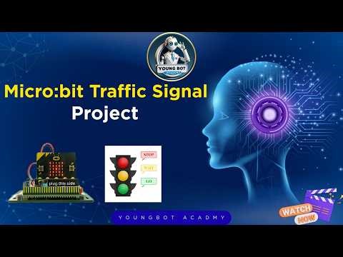 Traffic Signal Replica using Micro:bit | Tinkercad Simulation | Beginner Robotics Project