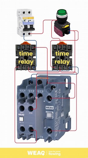 Wiring Multiple Contactors with Auxiliary Contacts