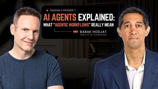 AI Agents Explained: What “Agentic Workflows” Really Mean, w/ Cognizant’s head of AI | Babak Hodjat