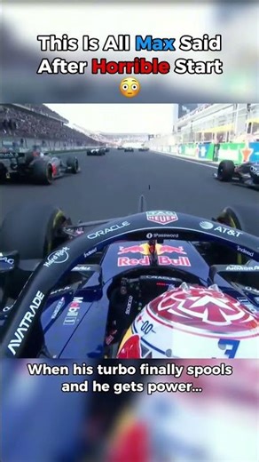 Max Verstappen Wasn't Happy With The Start