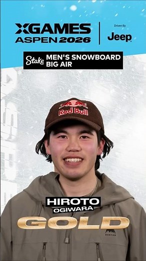 Hiroto Ogiwara Gold Medal run in the Stake Men's Snowboard Big Air at X Games Aspen 2026
