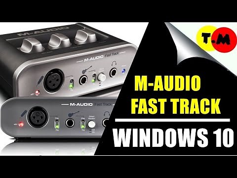 Como instalar M-Audio Fast Track USB no Windows 10 (Drivers)