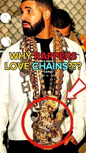 The Story Behind Rappers’ Chains 💎 #rappers #hiphop #rap #artist #chain #facts #music #shorts #music